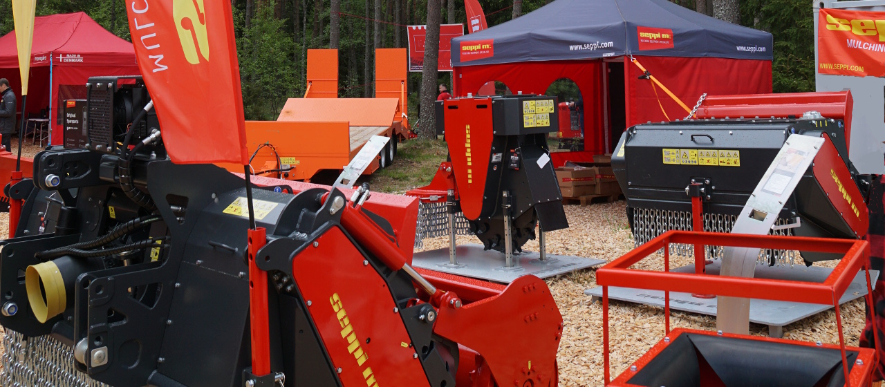 SEPPI mulchers and crusher exposed in Pacific Show 2022 in Canada 