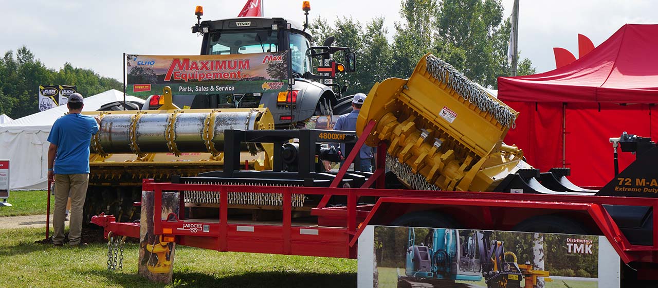SEPPI mulchers and crusher exposed in Pacific Show 2022 in Canada 