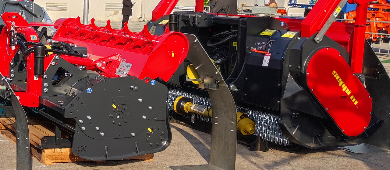 SEPPI Mulcher at fair in Novi Sad in Serbia