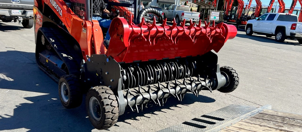 Mulchgerät mit Pick-up-Vorrichtung