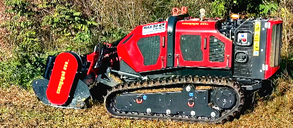 The mulcher classic with wide side displacement