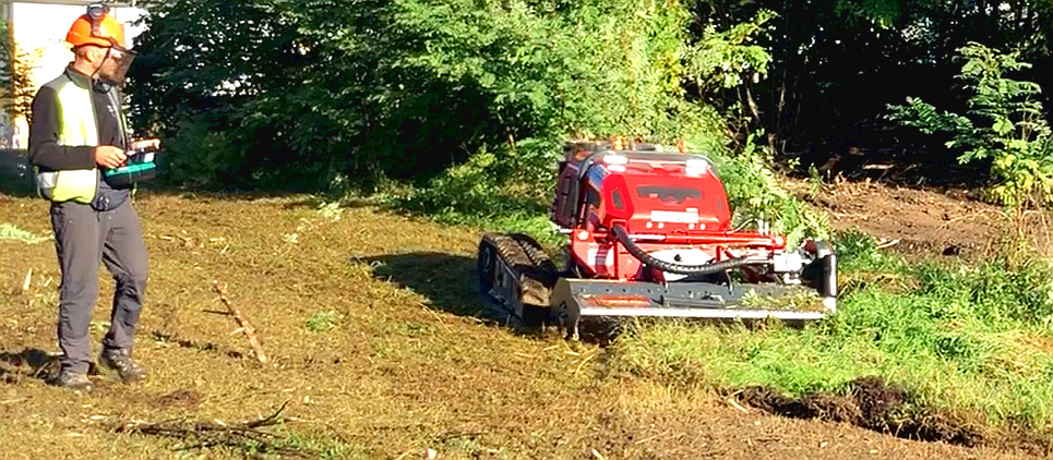 The mulcher classic with wide side displacement