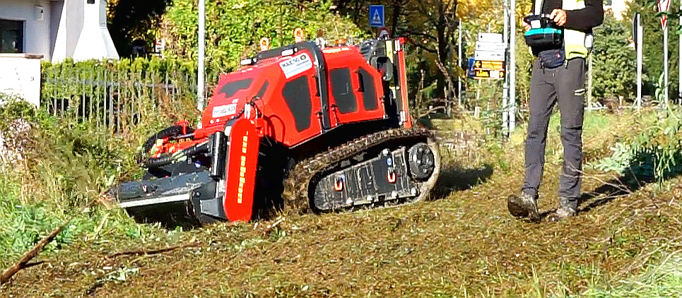 The mulcher classic with wide side displacement