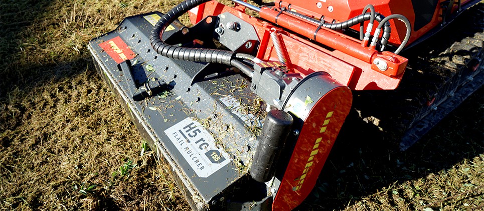 The mulcher classic with wide side displacement