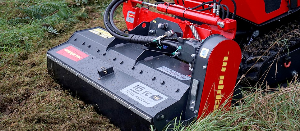 The mulcher classic with wide side displacement