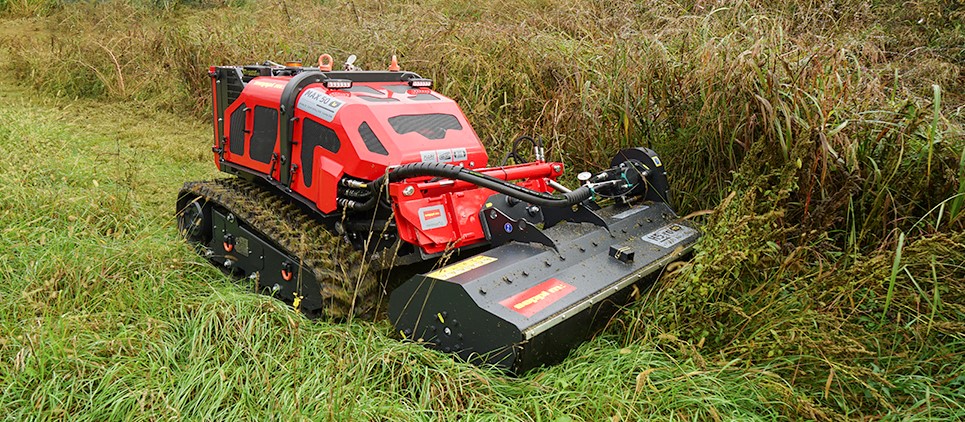 The mulcher classic with wide side displacement