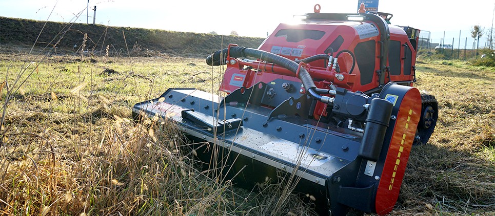 The mulcher classic with wide side displacement