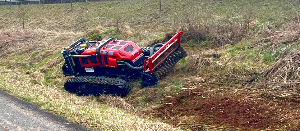 The mulcher classic with wide side displacement