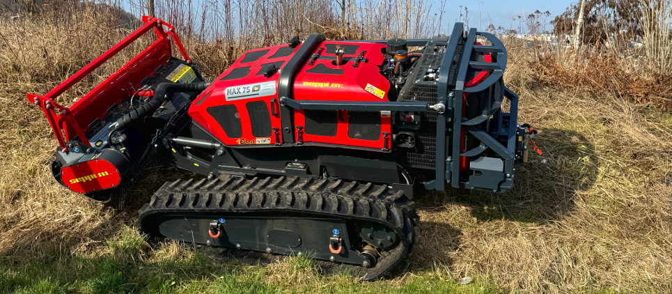 The mulcher classic with wide side displacement