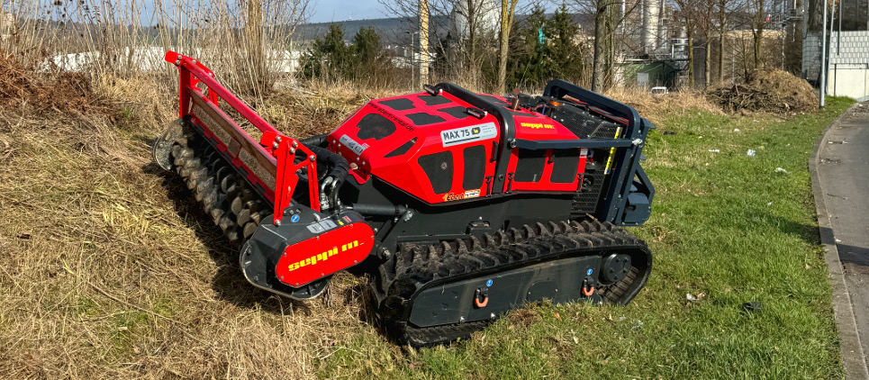 The mulcher classic with wide side displacement