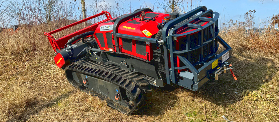 The mulcher classic with wide side displacement