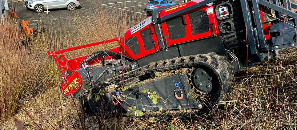 The mulcher classic with wide side displacement