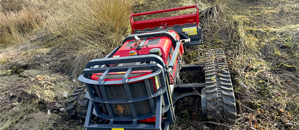 The mulcher classic with wide side displacement