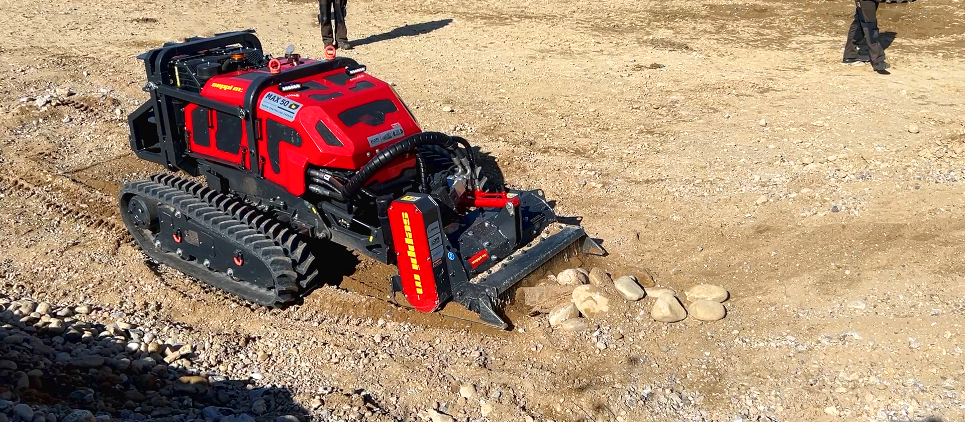 The mulcher classic with wide side displacement