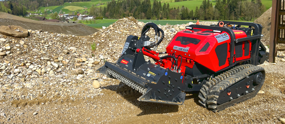 The mulcher classic with wide side displacement