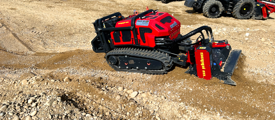 The mulcher classic with wide side displacement