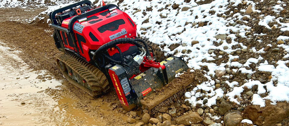 The mulcher classic with wide side displacement