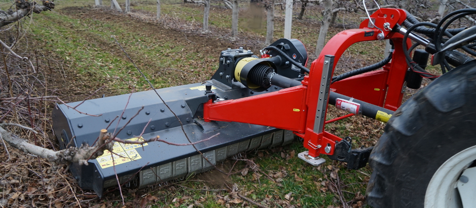 The mulcher classic with wide side displacement