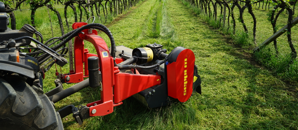 The mulcher classic with wide side displacement