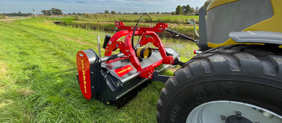 The mulcher classic with wide side displacement