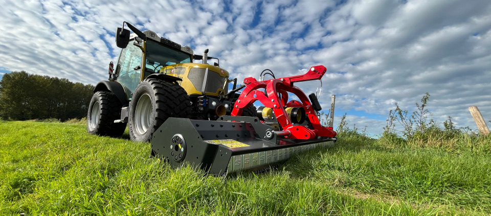 The mulcher classic with wide side displacement