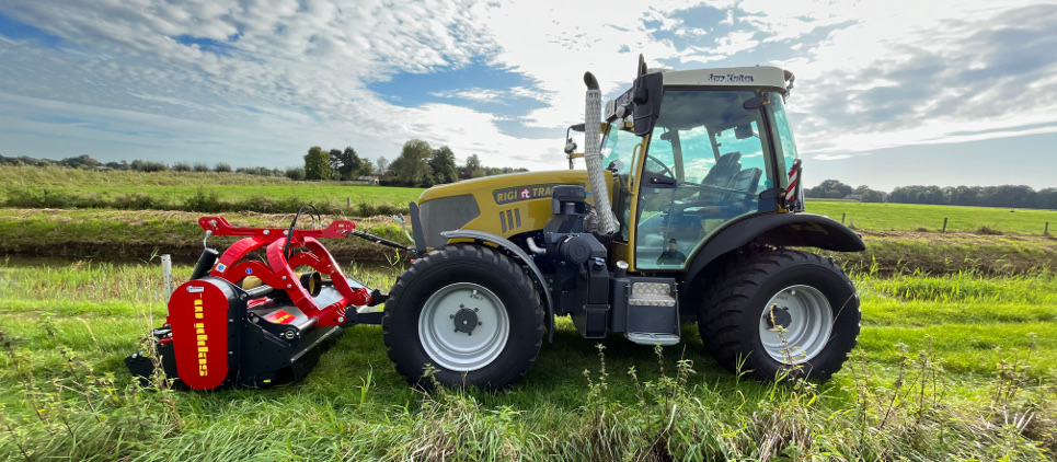 The mulcher classic with wide side displacement