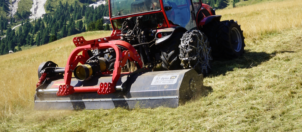 The mulcher classic with wide side displacement