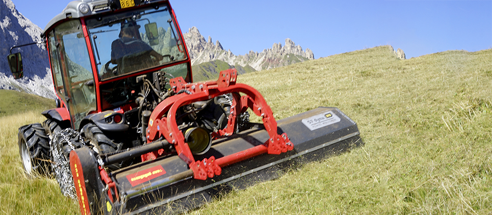 The mulcher classic with wide side displacement