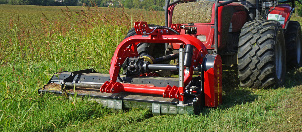 The mulcher classic with wide side displacement