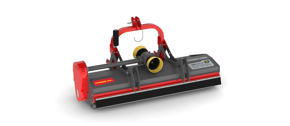 Mulcher for agriculture or greenspace maintenance