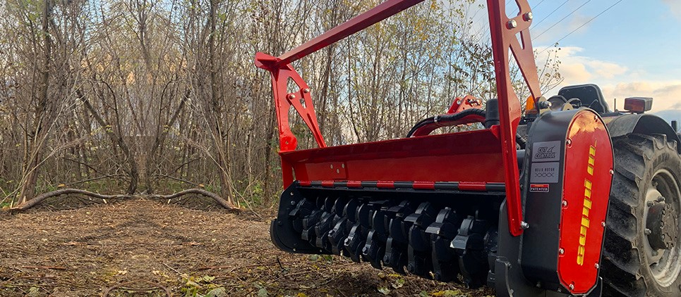 Microforst pto - small but powerful forestry mulcher for tractors