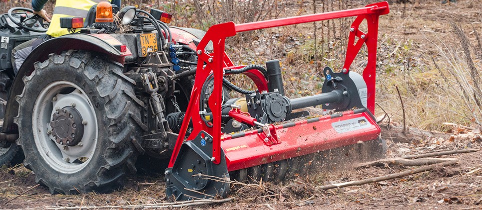 Microforst pto - small but powerful forestry mulcher for tractors