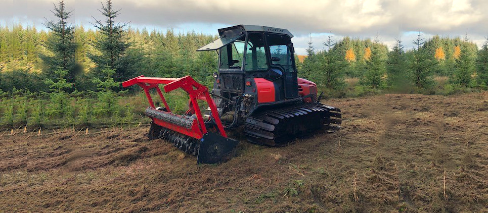 The strong little forestry mower for right of way and vegetation management