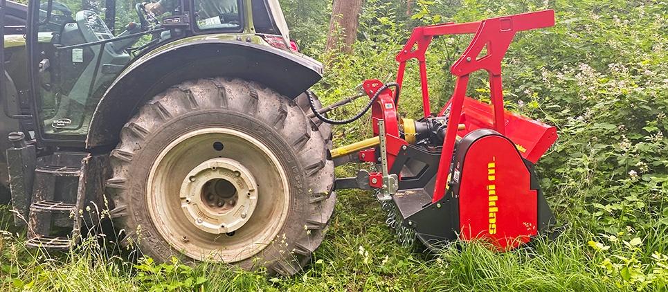 kompakter Forstmulcher für die Forst- und Landwirtschaft