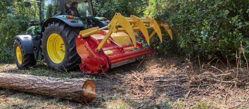 Mulcht Holz bis 40 cm Ø