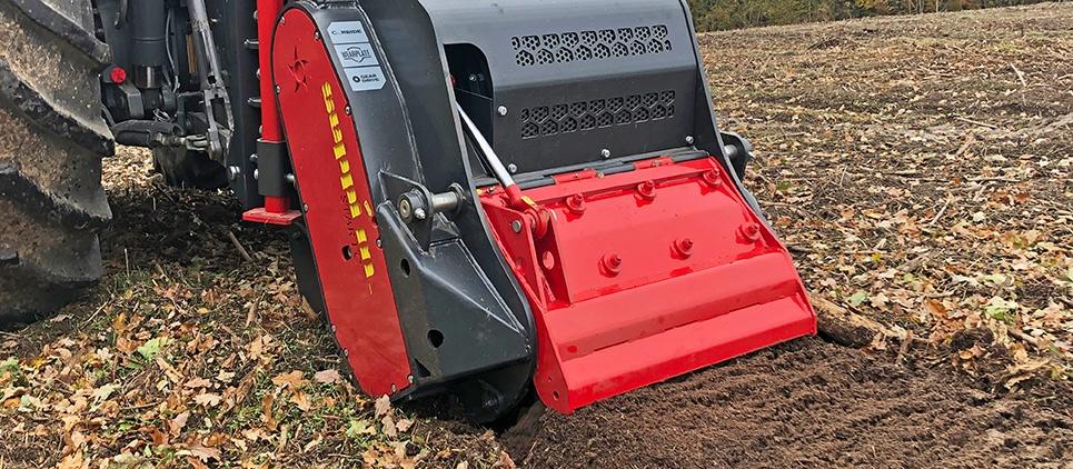  STAR-FC Multi-purpose tiller: grinds stumps and wood, crushes stones and tills the soil, in order to set up best conditions for replanting