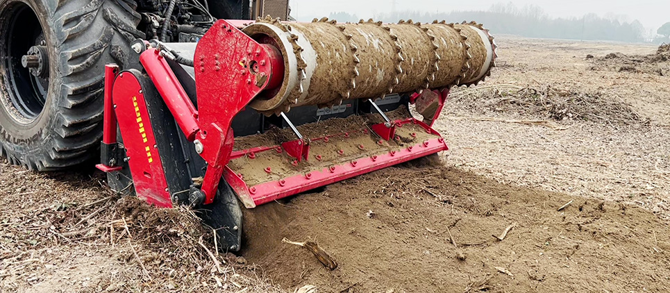 Stone crusher - forestry tiller 300-450 HP