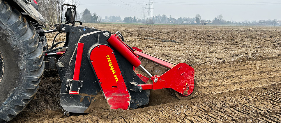 Stone crusher - forestry tiller 300-450 HP