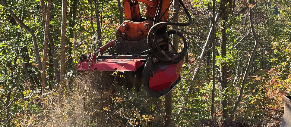 Strong mulcher - attachment for excavator