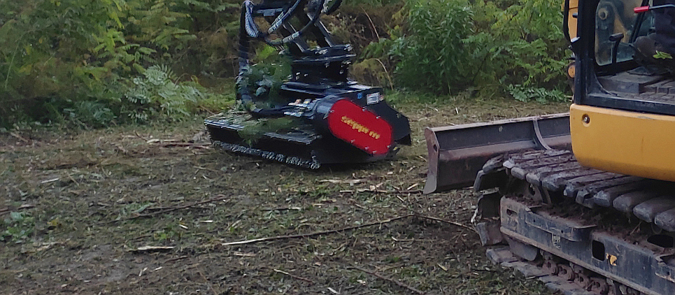 The mulcher classic with wide side displacement