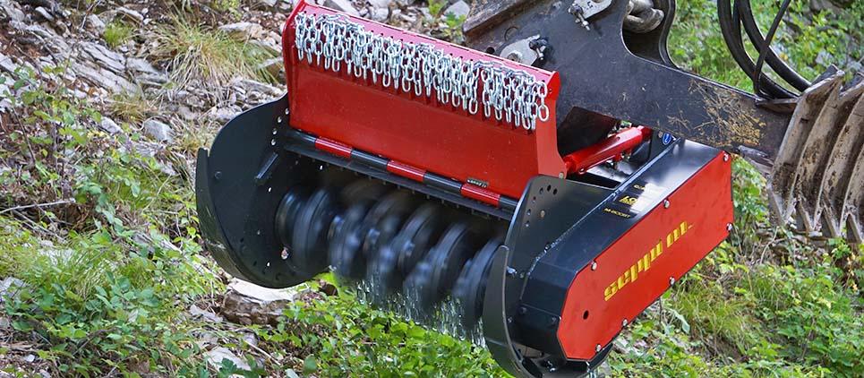 mulcher for excavators from 5 to 10 t