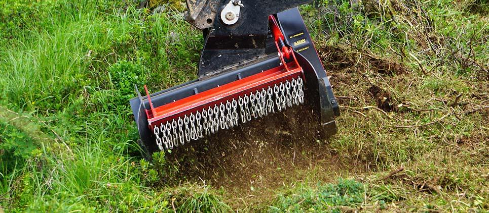 MINI-BMS es Trituradora forestal liviana para excavadoras de 5 a 10 t