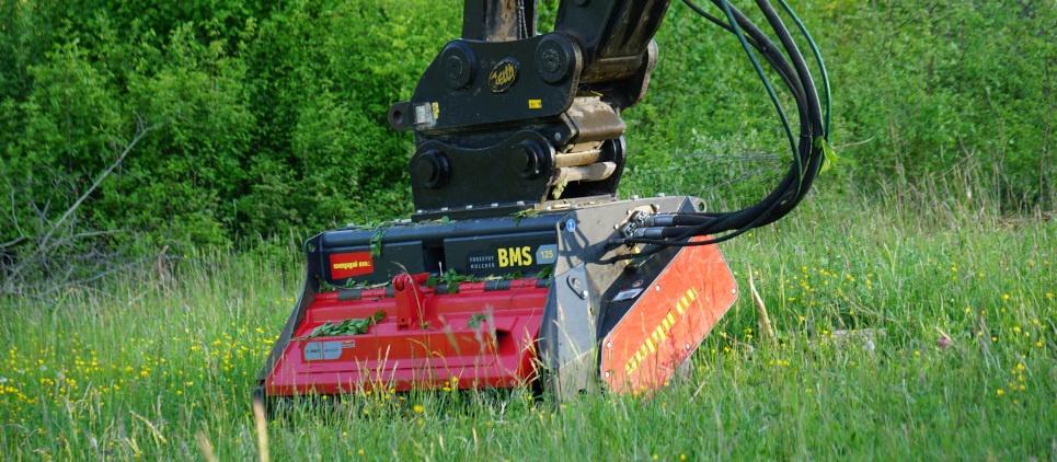 Strong mulcher - attachment for excavator