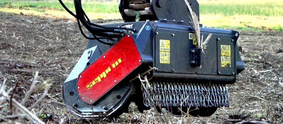 Strong mulcher - attachment for excavator