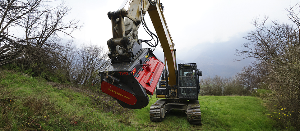 Strong mulcher - attachment for excavator