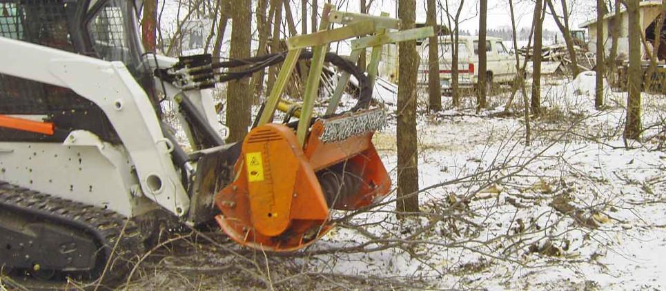 Forestry mulcher for compact loaders