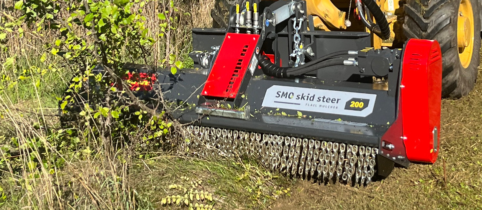 hydraulisch angetriebenes Mulchgerät