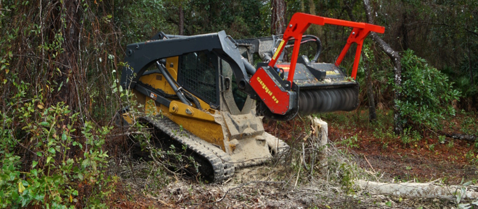 broyeur forestier pour skid steer