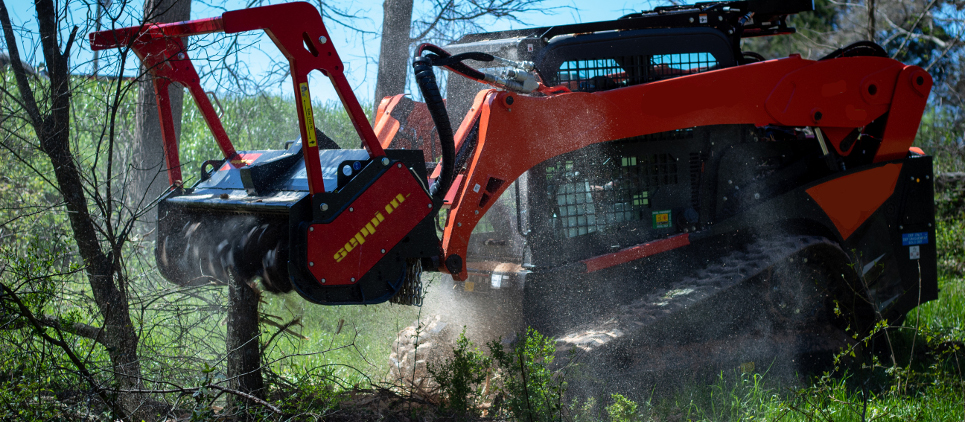 broyeur forestier pour skid steer