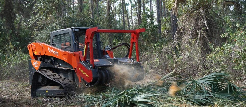  forestry mulcher for skid steer loaders